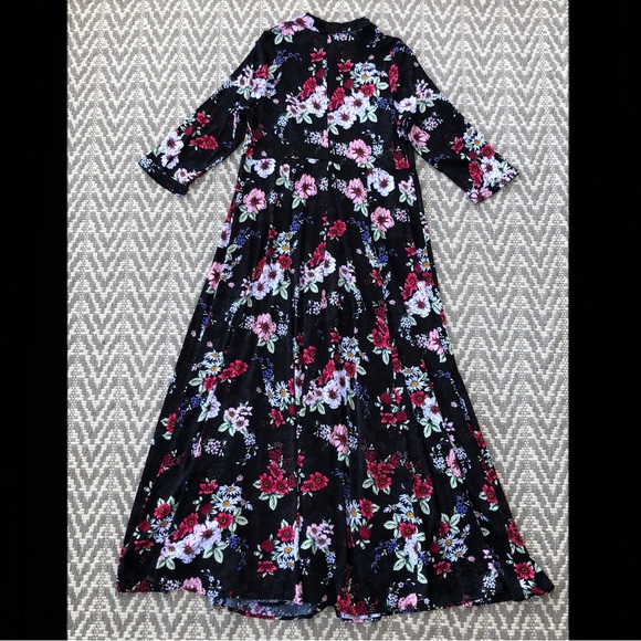 Torrid maxi challis button front shirt dress size 1 - Picture 11 of 16